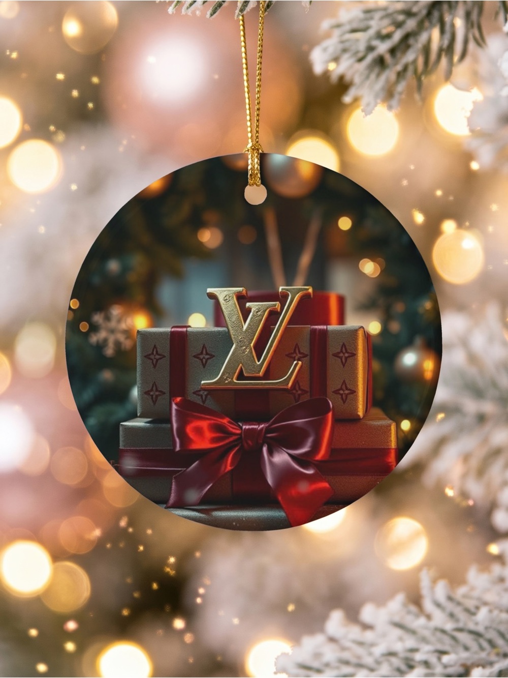 HANDMADE FASHION Ceramic Christmas Ornament